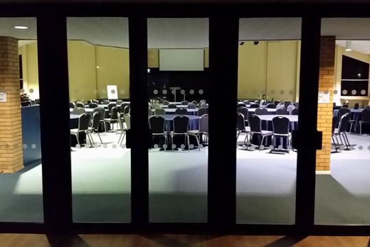 View from Foyer into Main Hall