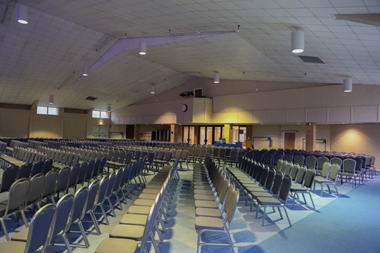 Main Hall Theatre Layout - Left Side
