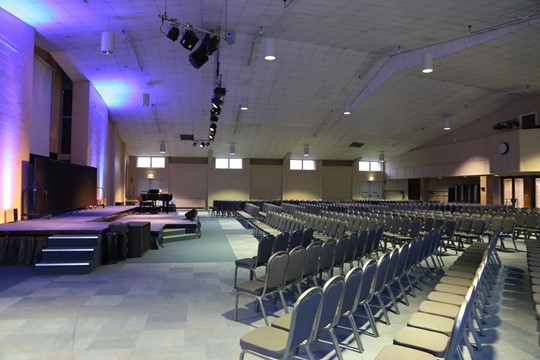 Main Hall Theatre Layout - Left Side View 2